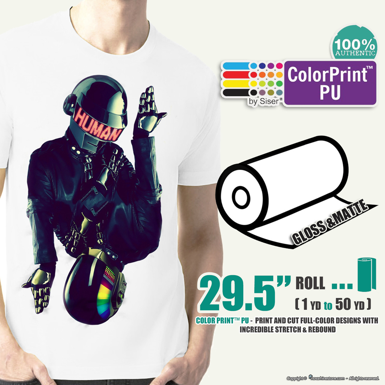 Siser ColorPrint PU - 29.5\ image about Siser Colorprint Easy Printable Heat Transfer Vinyl known as Siser ColorPrint PU - 29.5\